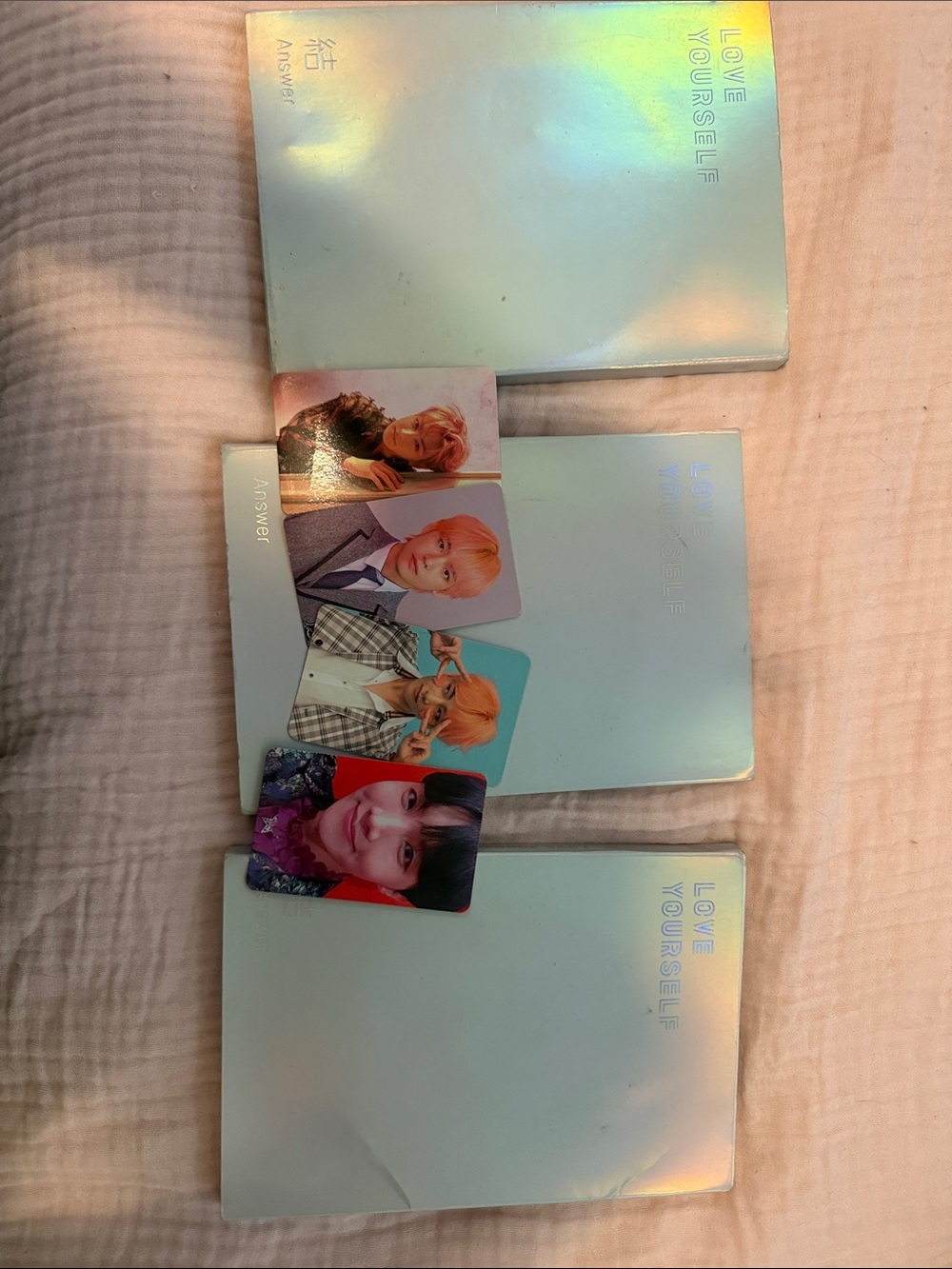 BTS 'Love Yourself: Answer' Holographic Album Set with Photocards